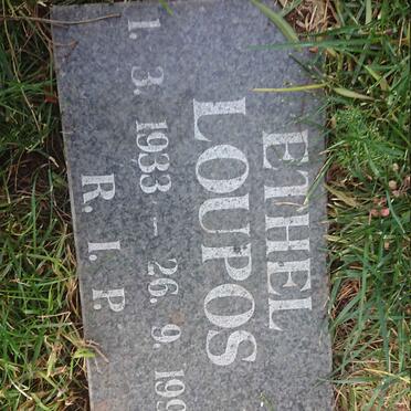 LOUPOS Ethel 1933-1999