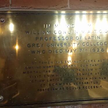 CONLIN William -1926