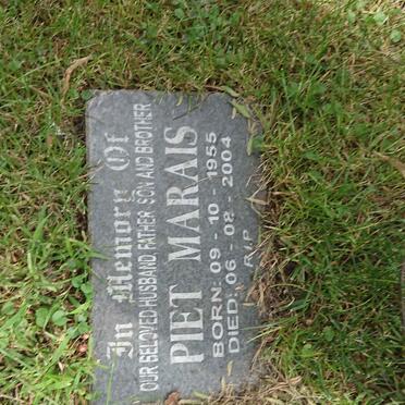 MARAIS Piet 1955-2004
