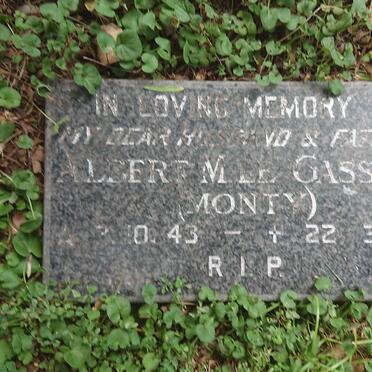 GASSICK Albert M., le 1943-1990