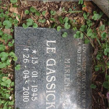 GASSICK Marlene, le 1945-2010