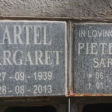 HARTEL Margaret 1939-2013 :: PIETERSEN Sara C. 1922-2012