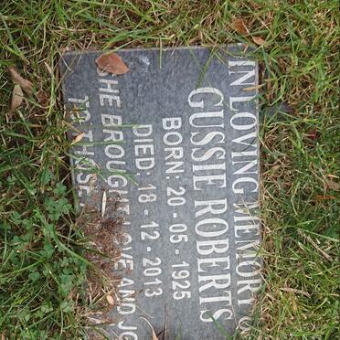 ROBERTS Gussie 1925-2013