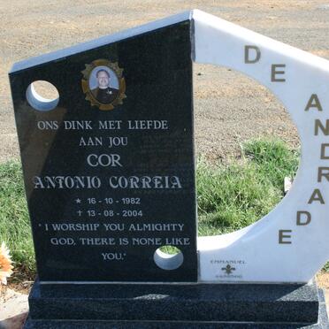 ANDRADE Antonio Correia, de 1982-2004