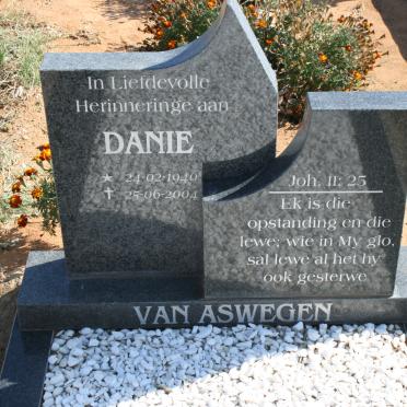 ASWEGEN Danie, van 1940-2004