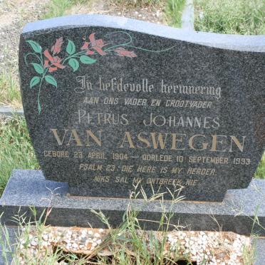 ASWEGEN Petrus Johannes, van 1904-1993