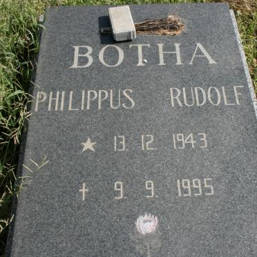 BOTHA Philippus Rudolf 1943-1995