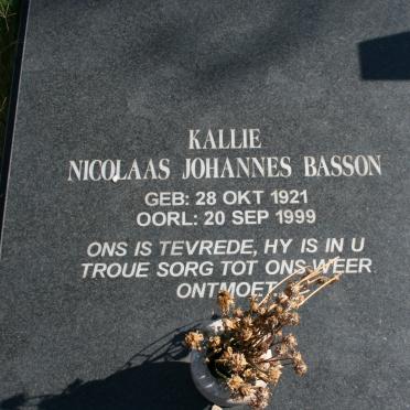 BASSON Nicolaas Johannes 1921-1999