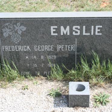 EMSLIE Frederick George 1929-1988