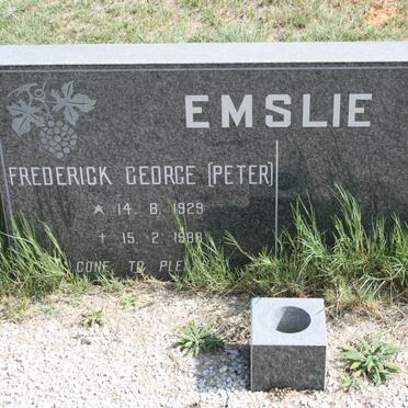 EMSLIE Frederick George 1929-1988