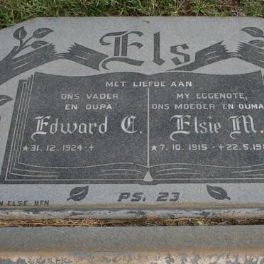 ELS Edward C. 1924- &amp; Elsie M. 1915-1981