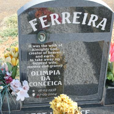 FERREIRA Olimpia da Conceica 1938-2004