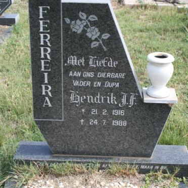 FERREIRA Hendrik J.J. 1916-1988