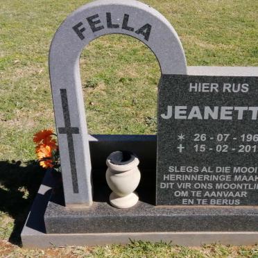 FELLA Jeanette 1962-2013
