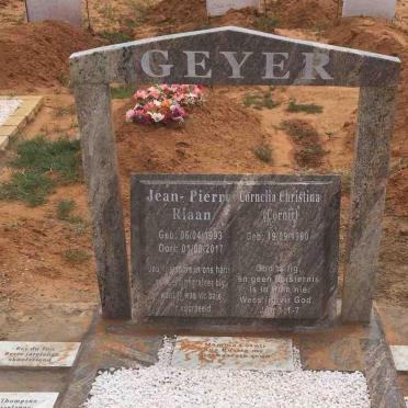 GEYER Cornelia Christina 1960- :: GEYER Jean-Pierre Riaan 1993-2017