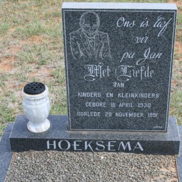 HOEKSEMA Jan 1930-1991