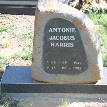 HARRIS Antonie Jacobus 1942-1999