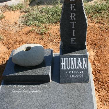 HUMAN Bertie 1971-2003