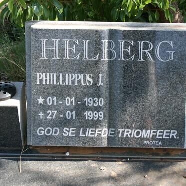 HELBERG Phillippus J. 1930-1999