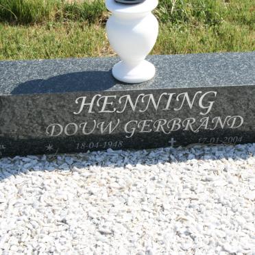 HENNING Douw Gerbrand 1948-2004