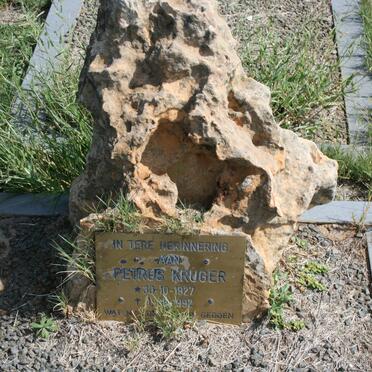 KRUGER Petrus 1927-1992