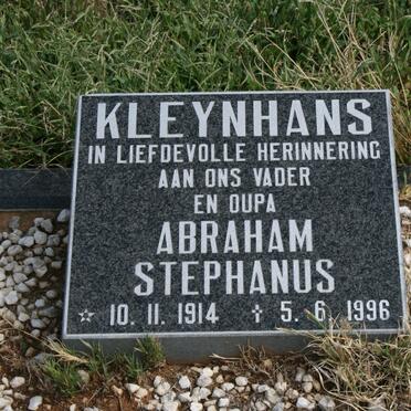 KLEYNHANS Abraham Stephanus 1914-1996