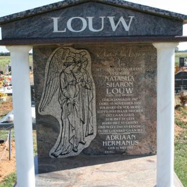 LOUW Adriaan Hermanus 1965- &amp; Natasha Sharon DRUTEN 1967-2004