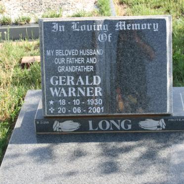 LONG Gerald Warner 1930-2001