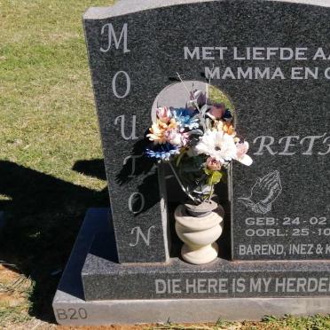 MOUTON Retha 1935-2012