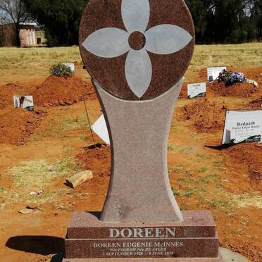 McINNES Doreen Eugenie nee INGRAM nee DE JAGER 1928-2018