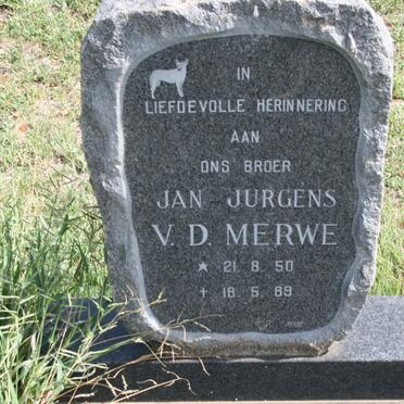 MERWE Jan Jurgens, van der 1950-1989