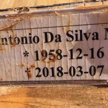 MAIA Antonio, DA SILVA 1958-2018