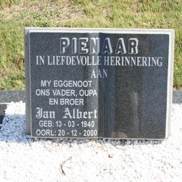 PIENAAR Jan Albert 1940-2000