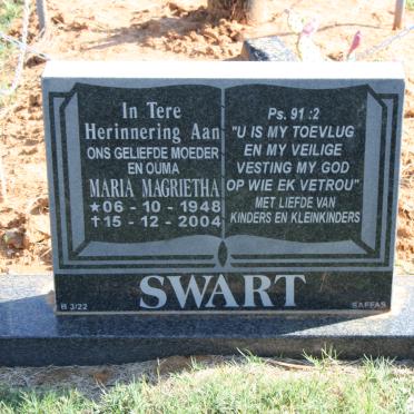 SWART Maria Magrietha 1948-2004