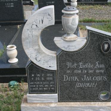 SWANEPOEL Dirk Jacobus 1956-1986
