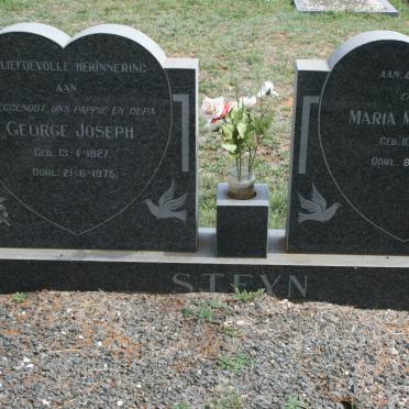 STEYN George Joseph 1927-1975 &amp; Maria Magdalena 1928-1994