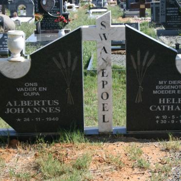 SWANEPOEL Albertus Johannes 1940- &amp; Helena Catharina 1945-2998