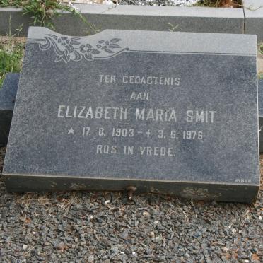 SMITH Elizabeth Maria 1903-1976
