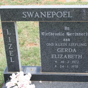 SWANEPOEL Gerda Elizabeth 1972-1978