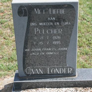 TONDER Pulcher, van 1926-1995