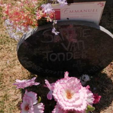 TONDER Santie, van 195?-201?