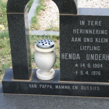 UNDERHAY Henda 1964-1976