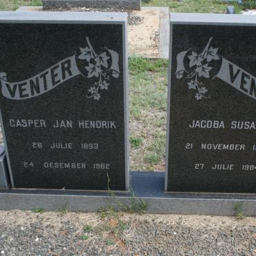 VENTER Casper Jan Hendrik 1893-1982 &amp; Jacoba Susanna 1898-1984