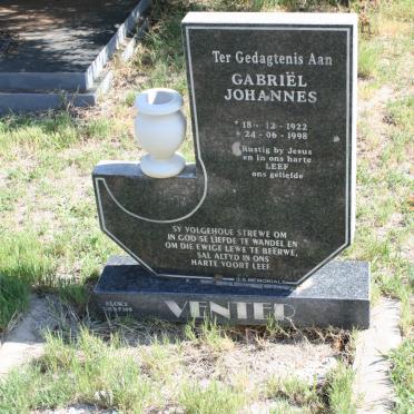 VENTER Gabriel Johannes 1922-1998