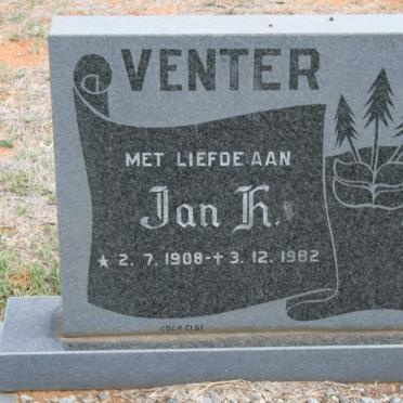 VENTER Jan H. 1908-1982