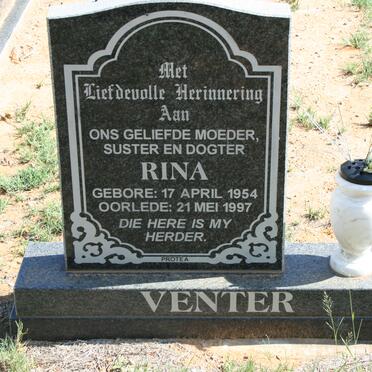 VENTER Rina 1954-1997