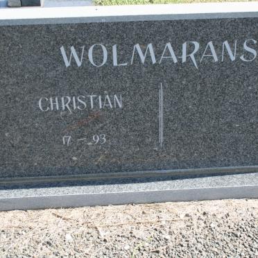 WOLMARANS Christian 1917-1993