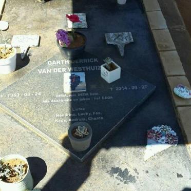 WESTHUIZEN Garth Derrick, van der 1963-2014