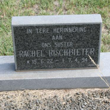 RISCHBIETER Rachel 1922 - 1994
