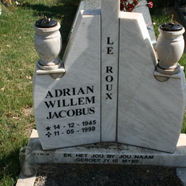 ROUX Adrian Willem Jacobus, le 1945-1998